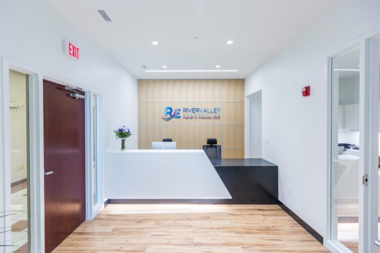 River Valley Endodontics reception by Cabinet Source